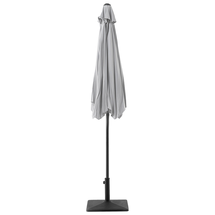 Beliani - VARESE - Parasol - Lichtgrijs - 270 cm - Polyester