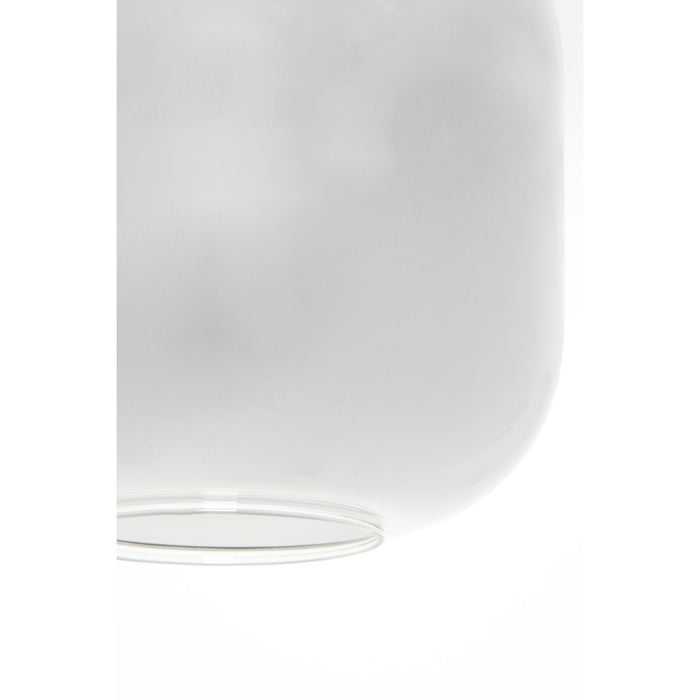 Light&living Hanglamp 5L 110x22x32 cm LEKAR zwart+smoke glas