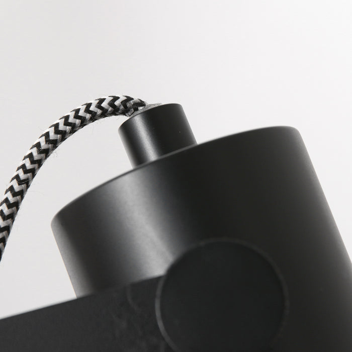 Anne Lighting Porter wandlamp zwart hout kapdiameter: 18 cm