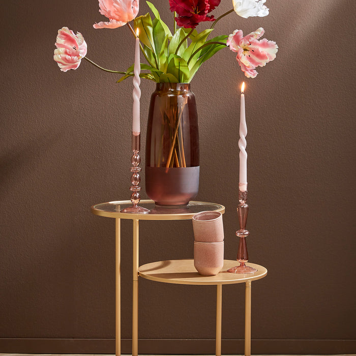 Mica Decorations Papegaai Tulp Kunstbloem - L73 cm - Bordeaux