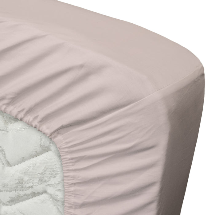 Ten Cate Katoensatijnen Hoeslaken - 90x200 - Roze