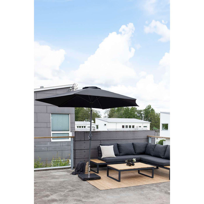 Venture Home Leeds Parasol ⌀300 - Zwart