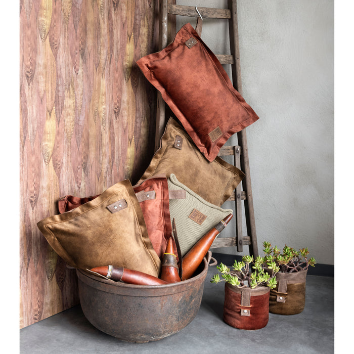 Knit Factory Dax Sierkussen - Licht Grijs - 60x40 cm