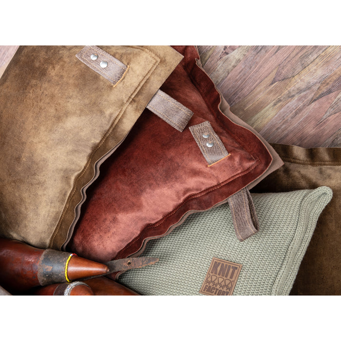 Knit Factory Dax Sierkussen - Licht Grijs - 60x40 cm