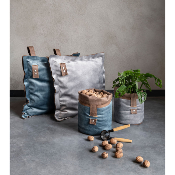 Knit Factory Dax Sierkussen - Jeans - 50x50 cm