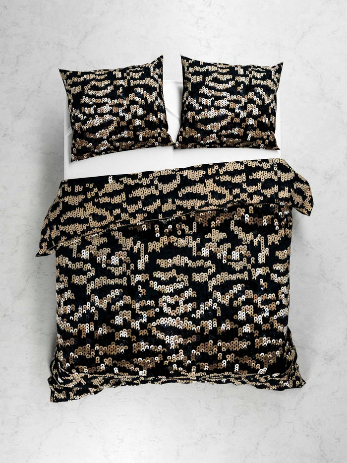 Heckett Lane Dekbedovertrek Flanel Lio - star gold