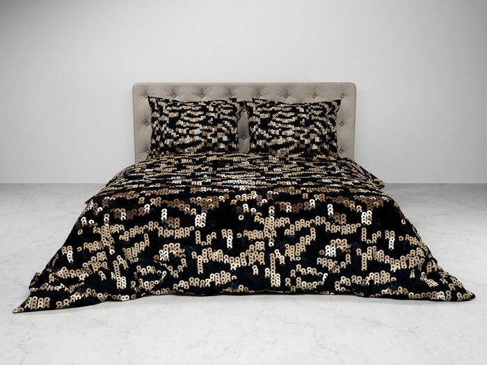 Heckett Lane Dekbedovertrek Flanel Lio - star gold