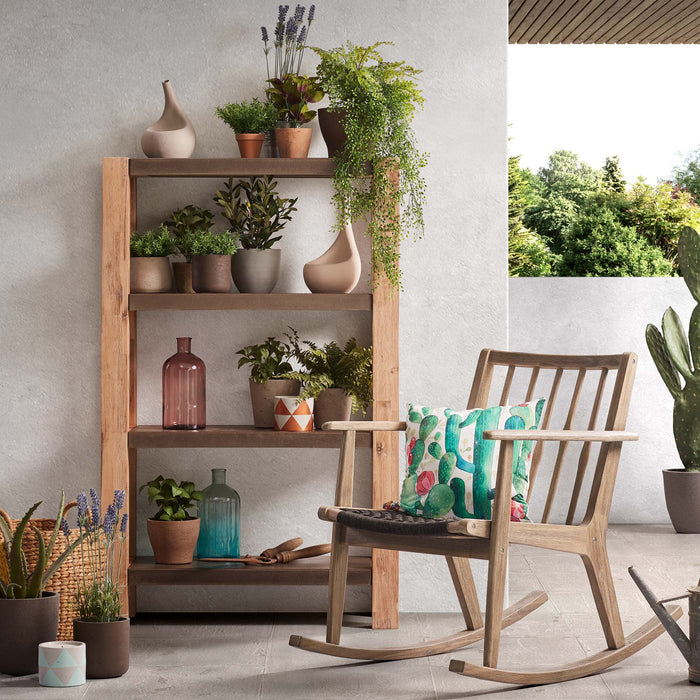 Kave Home - Set Low van 2 bloempotten grijs Ø 21 cm | Ø 14 cm