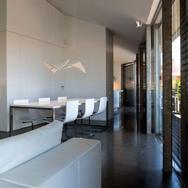 Rhythm 5110 hanglamp LED chocolade