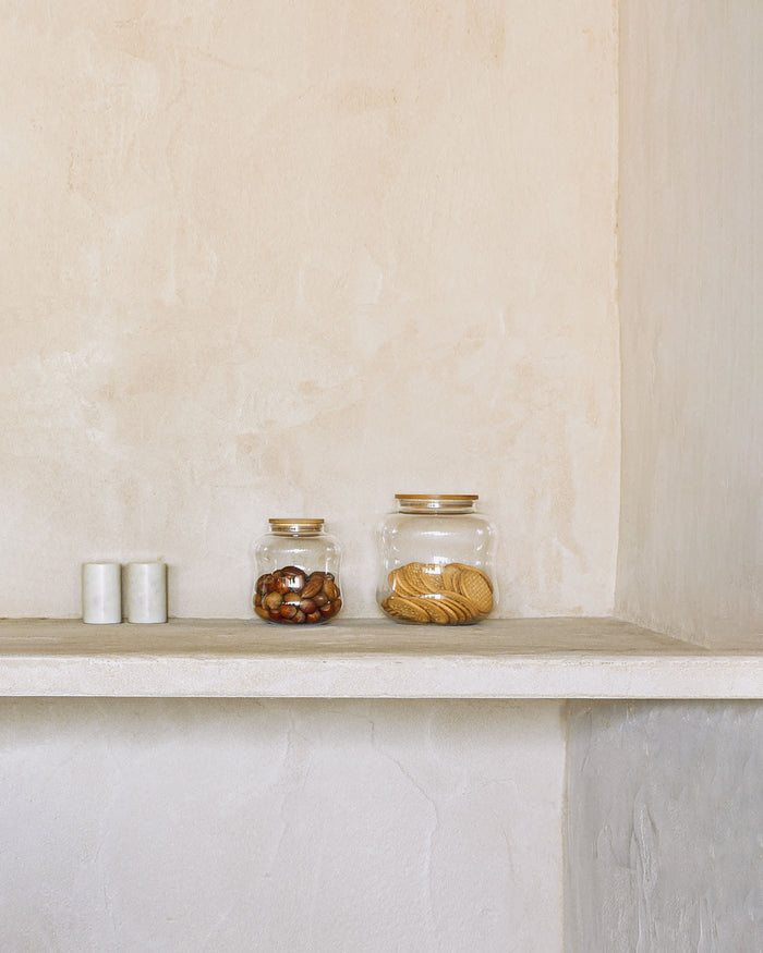 Kave Home - Claria marmeren zout- en peperstrooiers