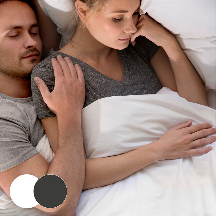 Byrklund - Hoeslaken Split-Topper - Jersey - 180x220 - Antraciet