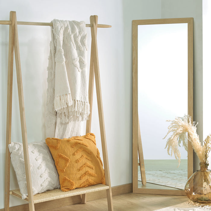 Kave Home - Wilany spiegel natuurlijke afwerking 52,5 x 152,5 cm