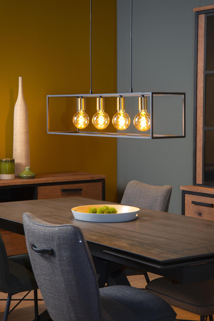 Lucide RUBEN Hanglamp - Zwart