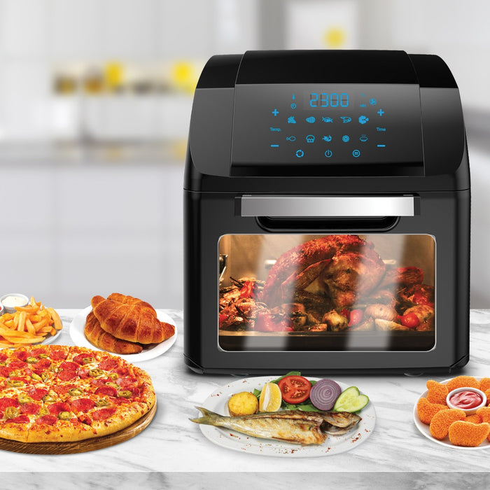 TurboTronic AF2 9-in-1 Oven Airfryer Hetelucht Friteuse 12L 1500W