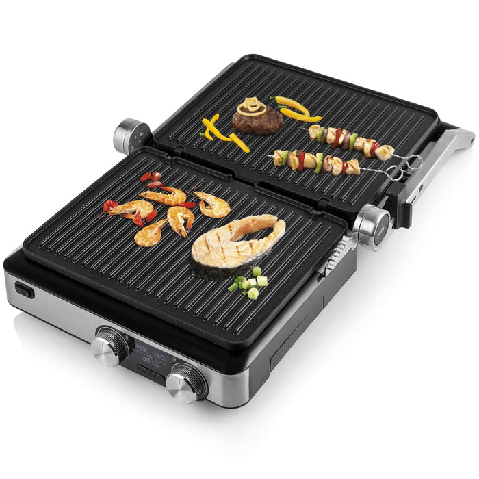 Princess Contactgrill Master Pro digitaal 2000 W zwart