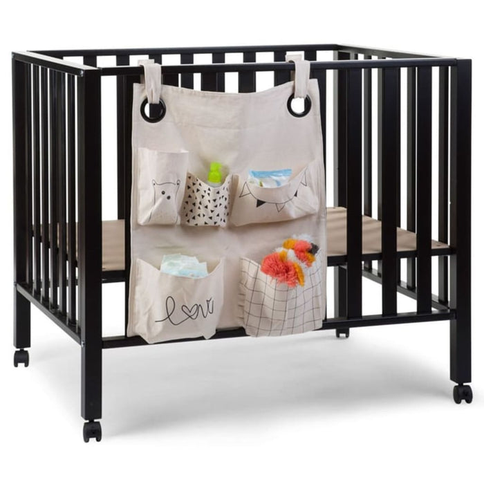 CHILDHOME Organizer met print canvas gebroken wit