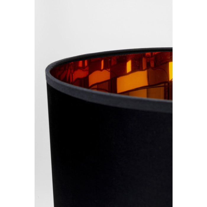 Kare Design Toucan Tafellamp - Zwarte Lampenkap - Goud