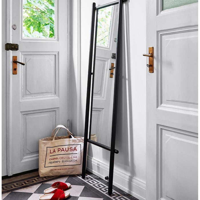 Rowico Home Milford Staande Eikenhouten Spiegel Zwart - 180 x 52 cm