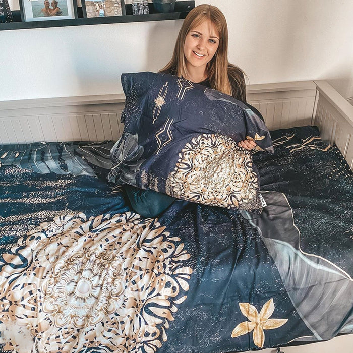 Y-NOT Palmbladeren Dekbedovertrek 140 x 240 cm