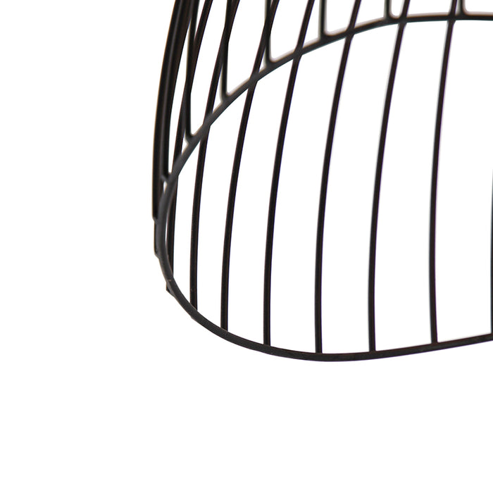 QAZQA Design plafondlamp zwart 29 cm - Pua