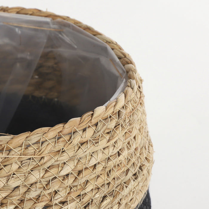 Mica Decorations Jorck Mand voor Planten - Set van 3 - Zwart