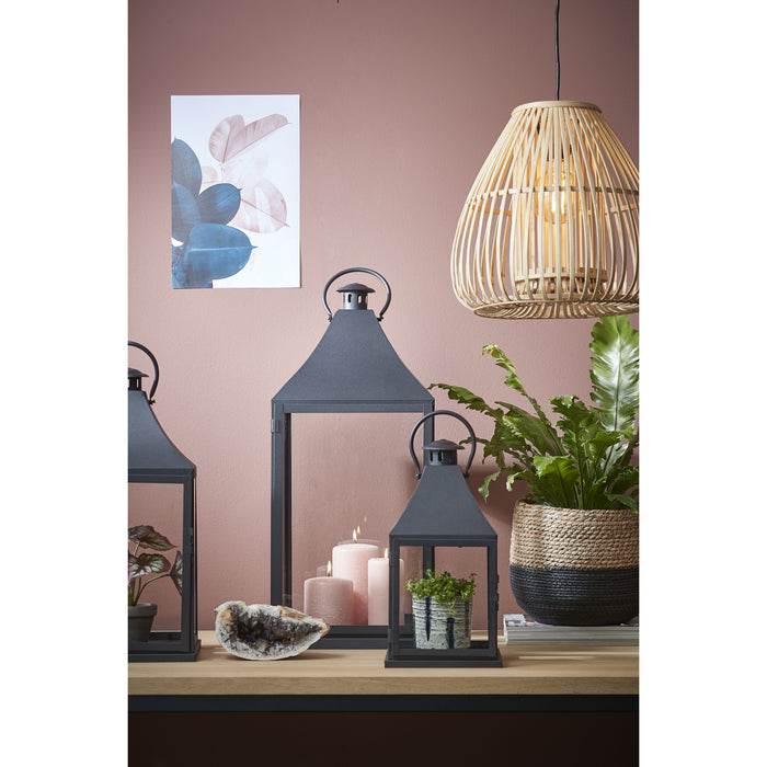 Mica Decorations Jorck Mand voor Planten - Set van 3 - Zwart