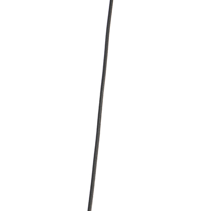 QAZQA Design hanglamp zwart met smoke glas 3-lichts 226 cm - Qara