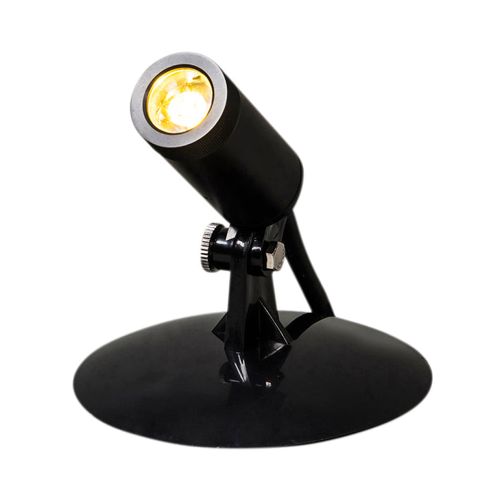 QAZQA Set van 4 prikspots zwart incl. LED IP68 - Garly