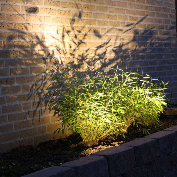 QAZQA Set van 4 prikspots zwart incl. LED IP68 - Garly