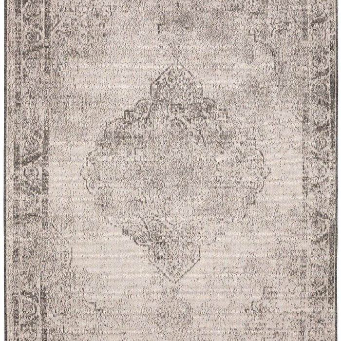 Buiten vloerkleed Sage - Grijs - dubbelzijdig - EVA Interior