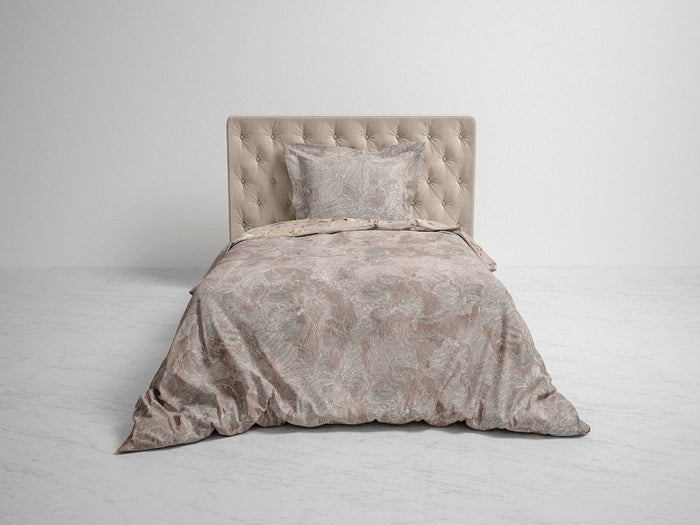 Heckett Lane Dekbedovertrek Katoen Satijn Boaz - wood taupe