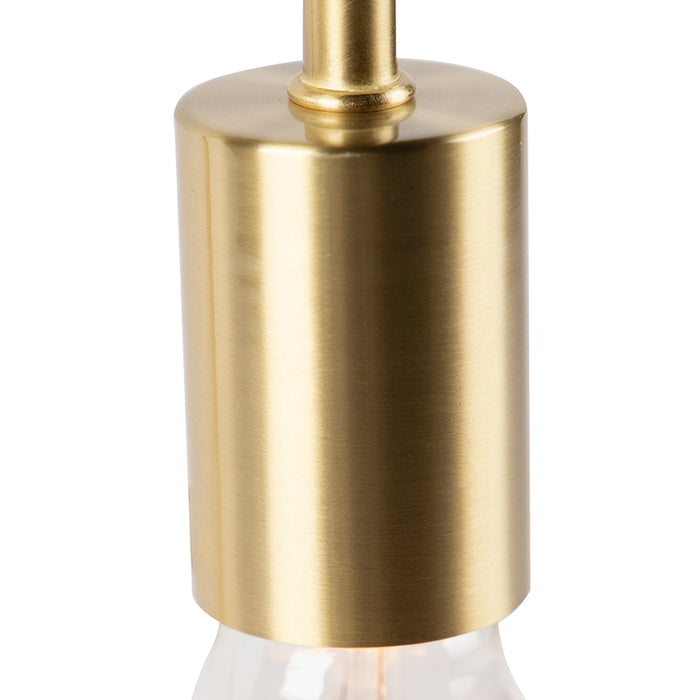 QAZQA Art Deco tafellamp messing - Facil