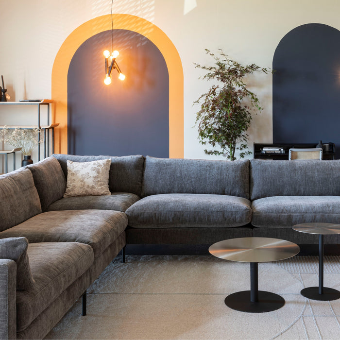 Zuiver Summer 7-zits Hoekbank - Antraciet