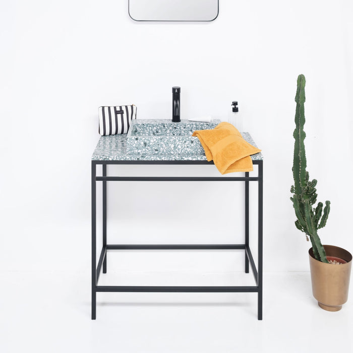 Going Objects - Frame Badkamermeubel - Zwart Staal - Jules - 80 cm