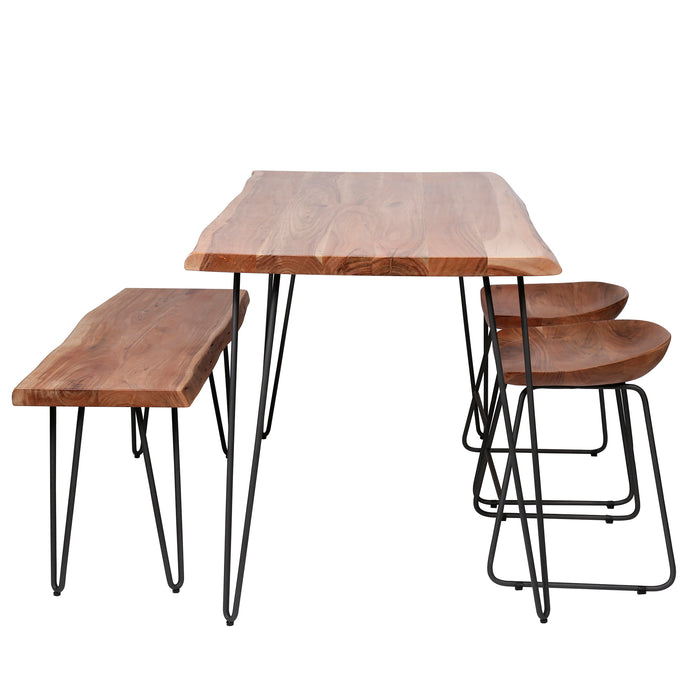 by fonQ  Dio Eettafel - 130 x 70 cm - Bruin