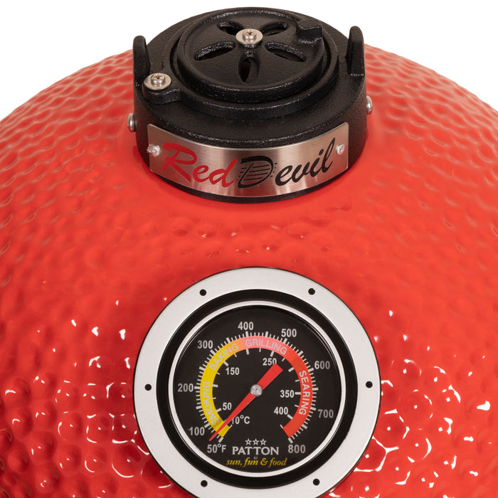 Patton Kamado Classic Grill Ø 34 cm - Red Devil