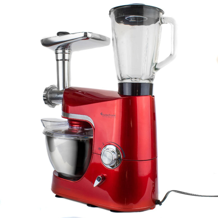 TurboTronic TT-007 Keukenmachine 2000W 5L - Rood
