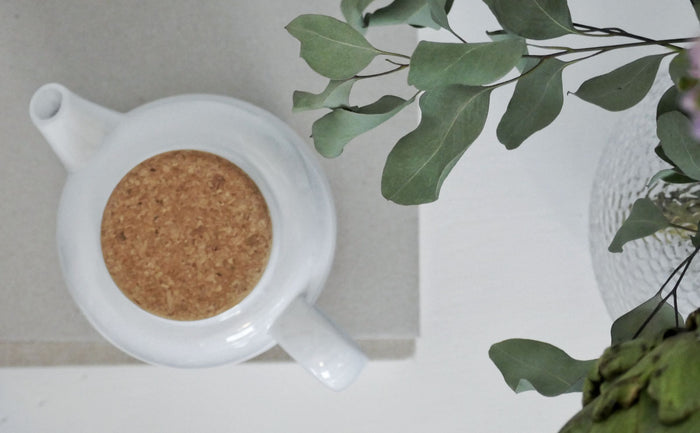 Viva Scandinavia Lauren Theepot Groot 1.2 Liter Wit Porselein