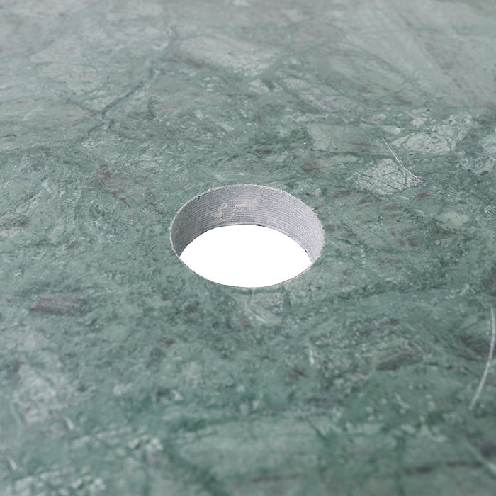 Going Objects - Marmeren Wastafelplaat Marcel - Groen - 80cm