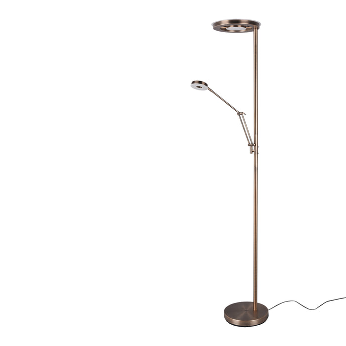TRIO Barrie Vloerlamp - Oud brons