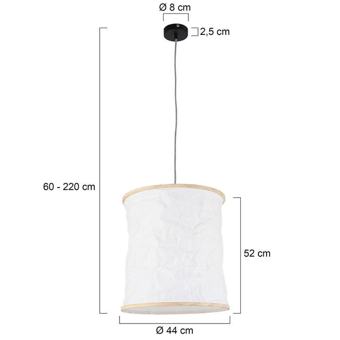 Mexlite Finn Hanglamp Wit