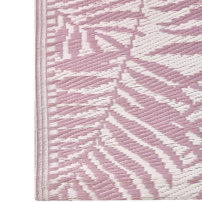 Beliani - KOTA - Outdoor kleed - Roze - 120 x 180 cm - Polypropyleen