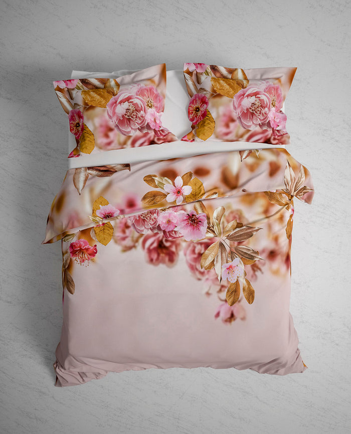 Heckett Lane Dekbedovertrek Katoen Twill Rosie - prism pink