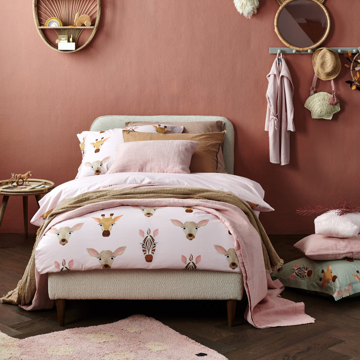 Vandyck Washed Cotton Dekbedovertrek 200 x 200/220 cm - Viola