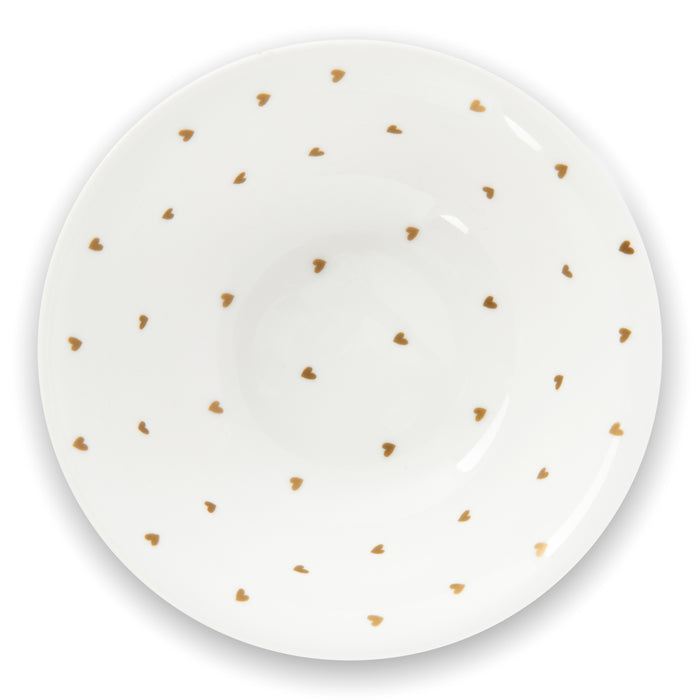 vtwonen Golden Hearts Kom Ø 12,5 cm