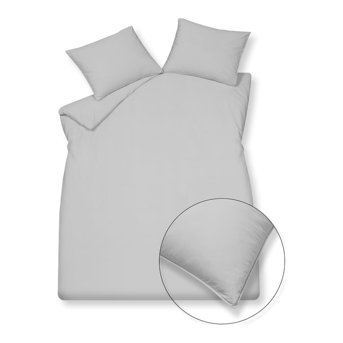 Vandyck Pure 63 Percale Dekbedovertrek 240 x 200/220 cm - Pale Olive