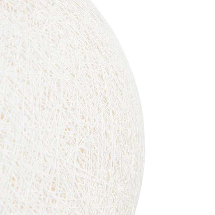 QAZQA Hanglamp corda - Wit - Landelijk - D 800mm