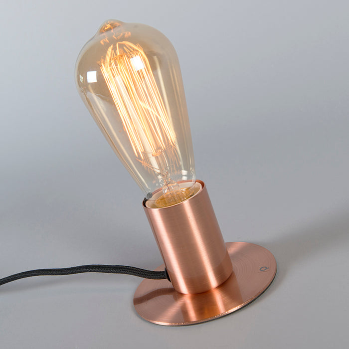 QAZQA Romantische tafellamp koper - Facil