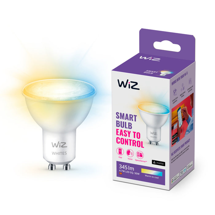 WiZ Spot - Slimme LED-Verlichting - Warm- tot Koelwit Licht - GU10 - …