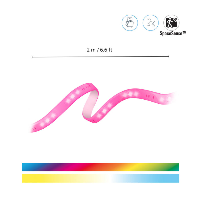 WiZ Lichtstrip Starterset - Slimme LED-Verlichting - Gekleurd en Wit …
